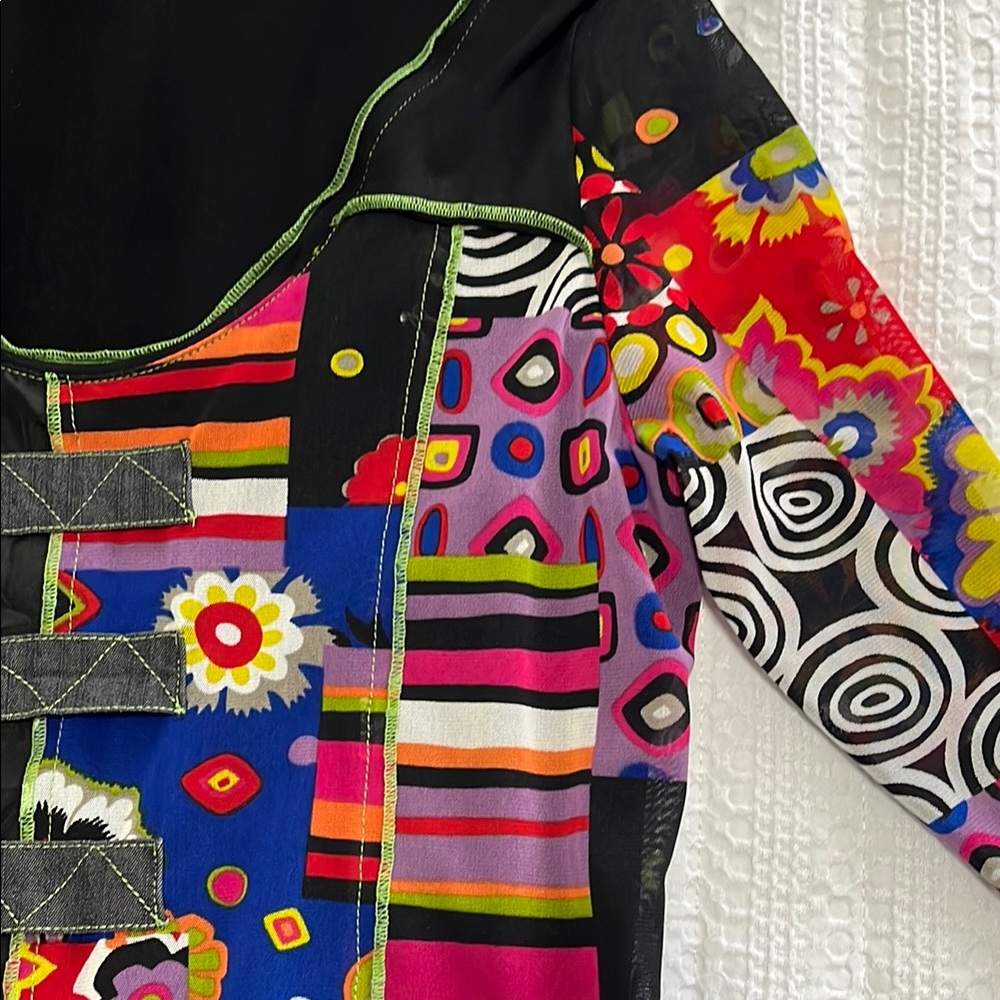 Joseph Ribkoff Multicolor Tunic Top - Picture 6 of 6